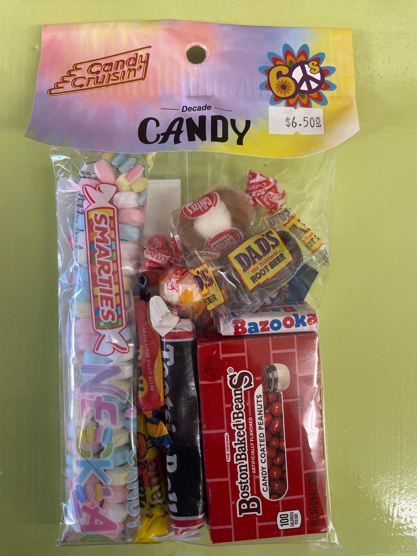 60s Decade Candy Bag