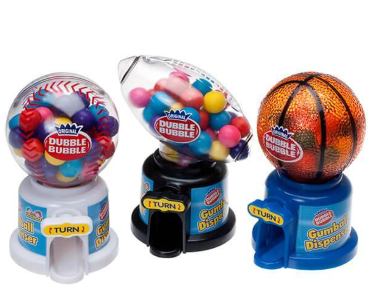 Dubble Bubble Hot Sports Gumball Dispenser