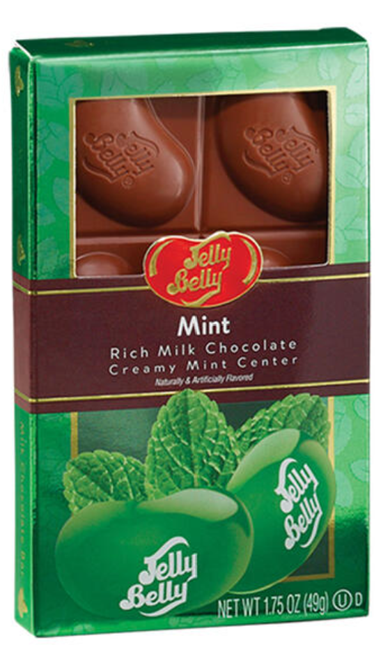 Jelly Belly Gourmet Mint Milk Chocolate Bar