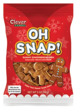 Oh Snap Gummy Gingerbread Men