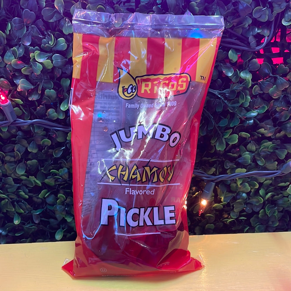 Ricos Jumbo Chamoy Pickle Sweets On High
