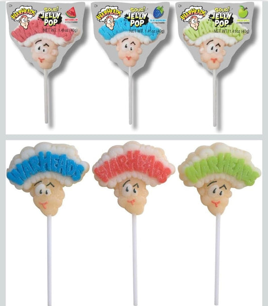 Warheads Sour Jelly Pop