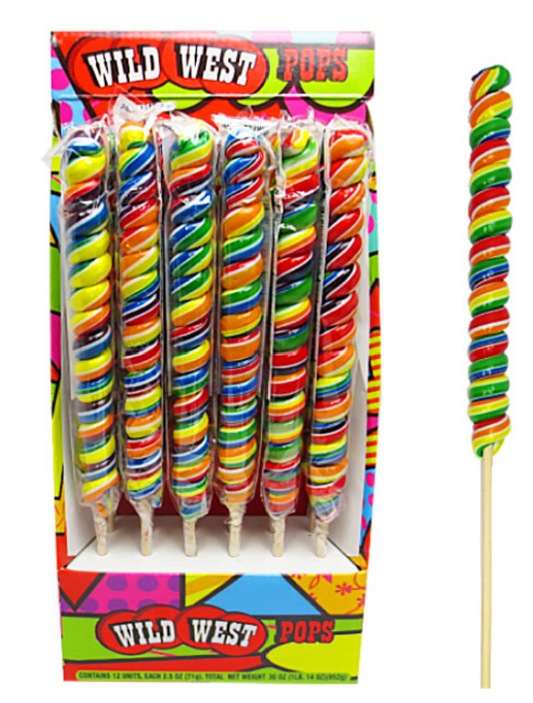 Wild West Twisty Lollipops