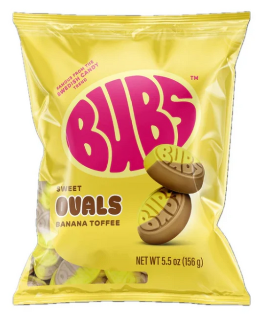Bubs Sweet Ovals Banana Toffee