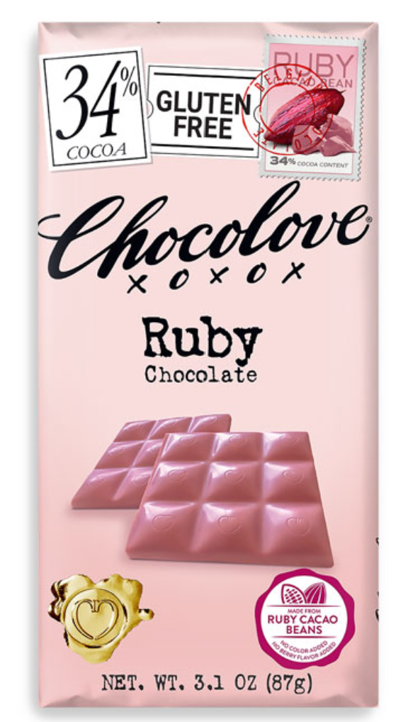 Chocolove Bar 34% Ruby Cacao