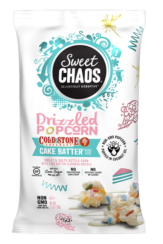 POPCORN - DRIZZLED COLD STONE CAKE BATTER (SWEET CHAOS)