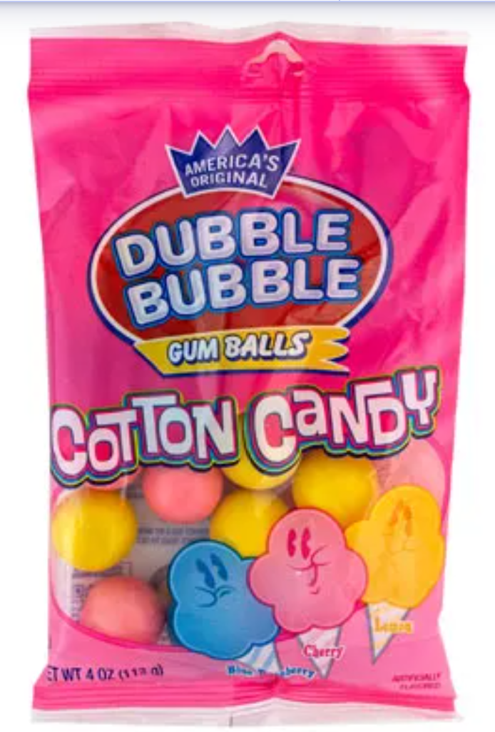 Dubble Bubble Cotton Candy Gum Balls