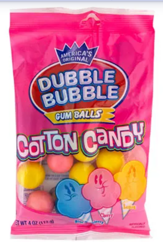 Dubble Bubble Cotton Candy Gum Balls