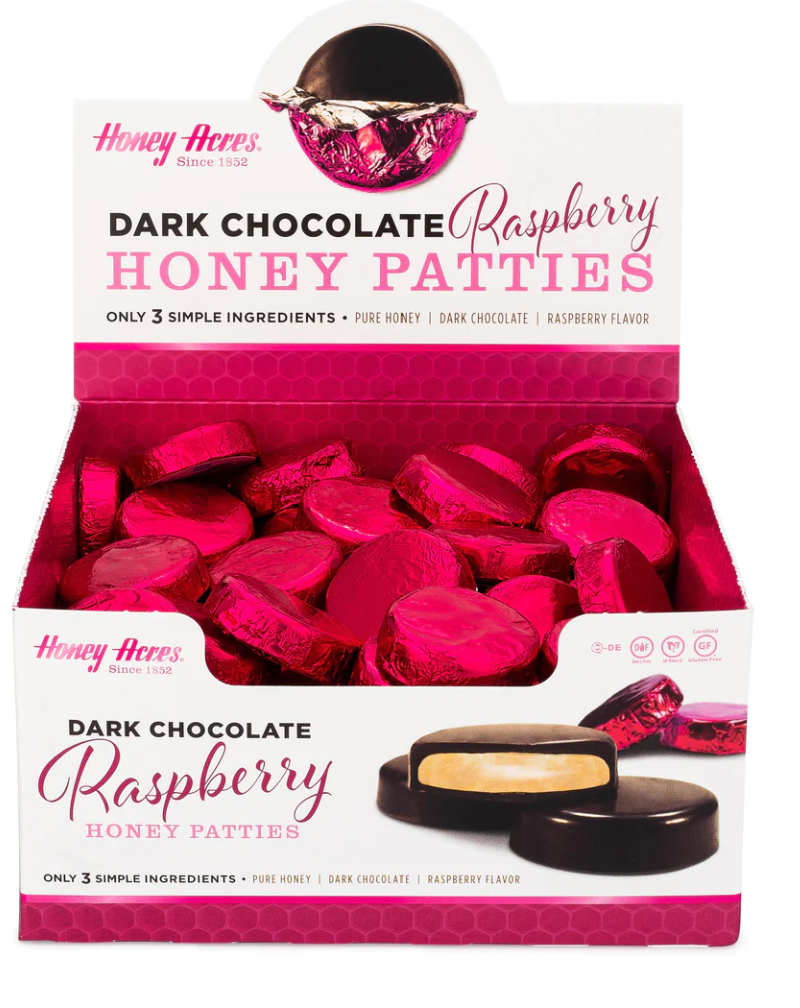 Dark Chocolate Raspberry Honey Patties