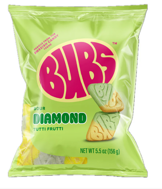 Bubs Sour Diamond Tutti Frutti