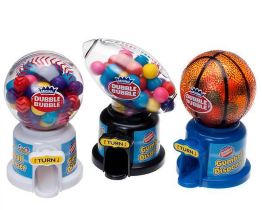 Dubble Bubble Hot Sports Gumball Dispenser