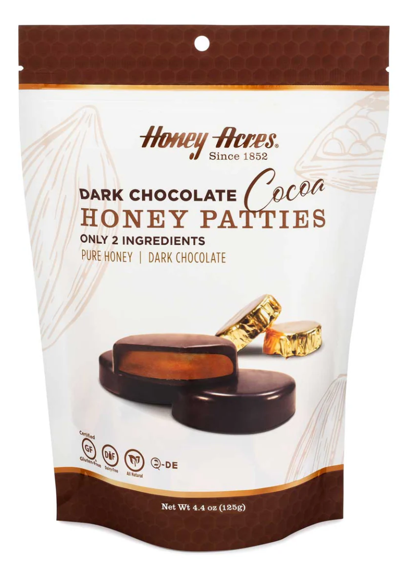 Honey Acres Dark Chocolate Cocoa Honey Pattties