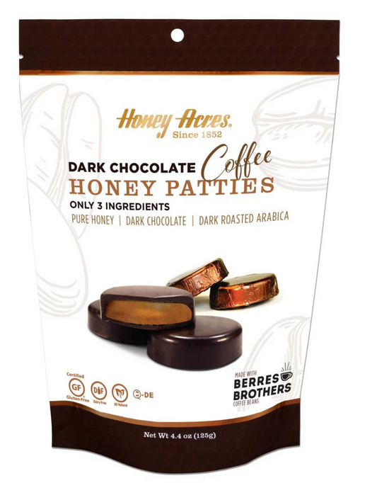 Honey Acres Dark Chocolate Coffee Honey Patties