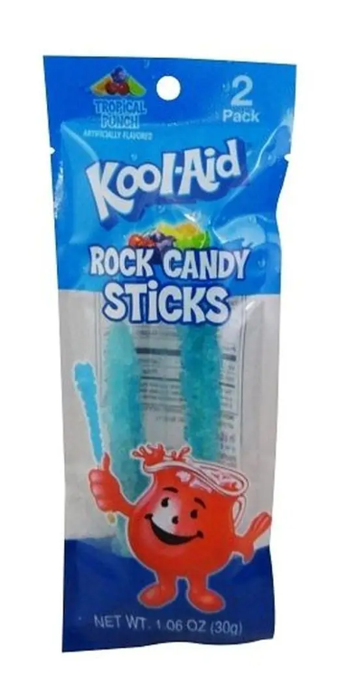 Kool-Aid Rock Candy Sticks