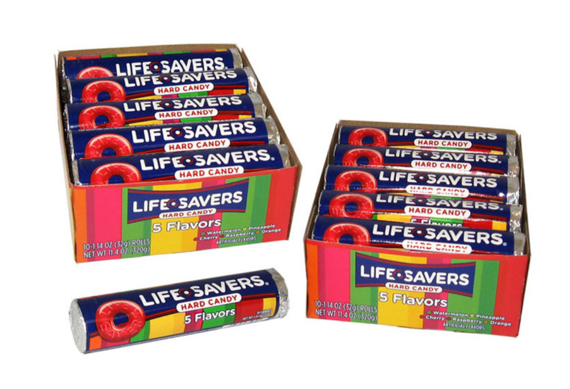Lifesavers Hard Candy Roll 5 Flavors