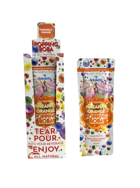 BOBAVIDA Pineapple Orange Popping Boba