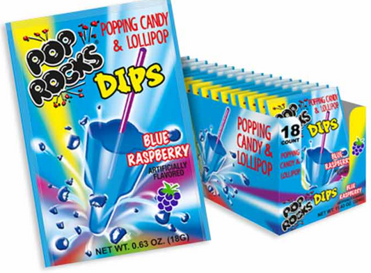 Pop Rocks Dips Blue Raspberry