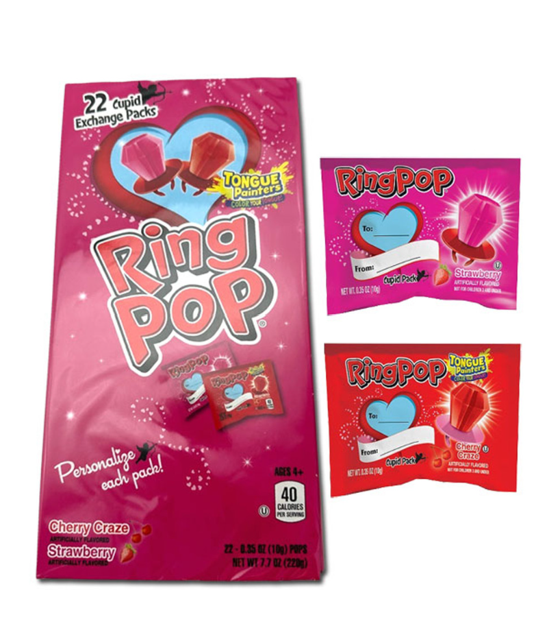 Ring Pop Valentine's Day Exchange