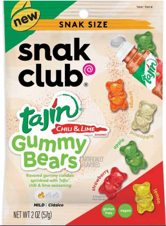 Snak Club Tajin Chili & Lime Gummy Bears