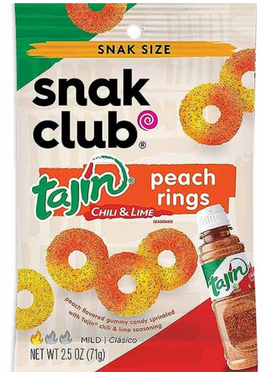 Snak Club Tajin Chili & Lime Peach Rings