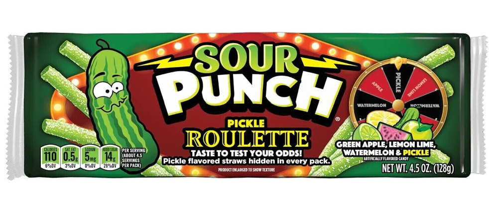 Sour punch Pickle Roulette