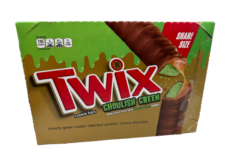 Twix Ghoulish Green Cookie Bars