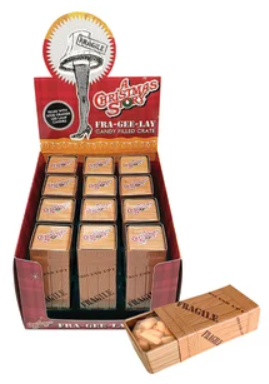 A Christmas Story Fra-Gee-Lay Candy Filled Crate