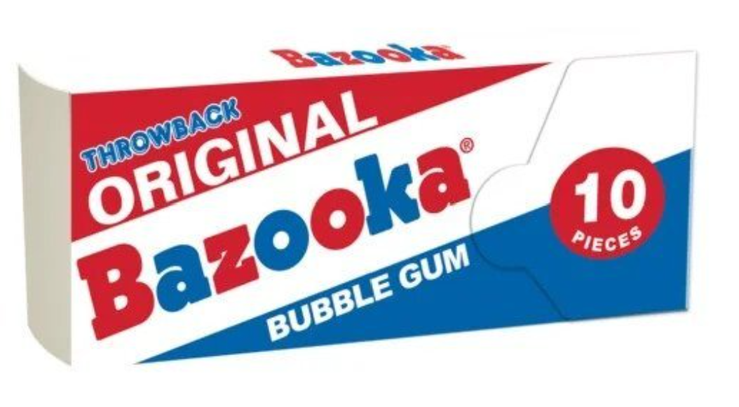 Bazooka 10 Piece Bubble Gum