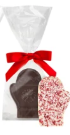 Christmas Peppermint Bark Mitten