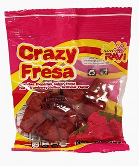Crazy Fresa (Strawberry) Jellies