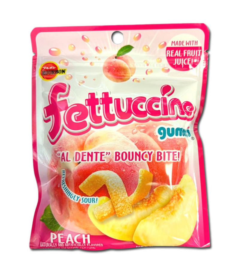 Fettuccine Gummy Candy Peach