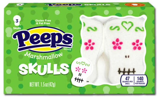 Peeps Marshmallow Skulls