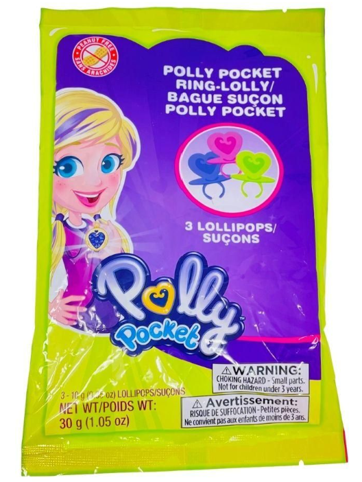 Polly Pocket Ring Lollipop