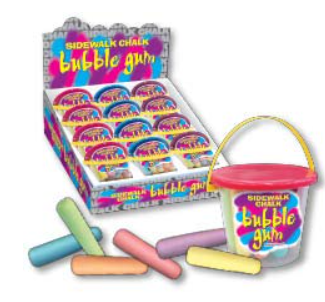 Sidewalk Chalk Bubble Gum