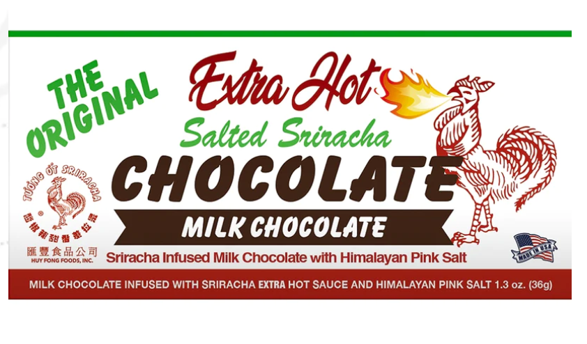 Siracha Milk Chocolate Bar