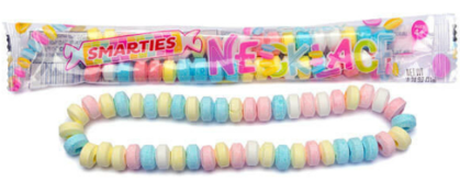 Smarties Candy Necklace