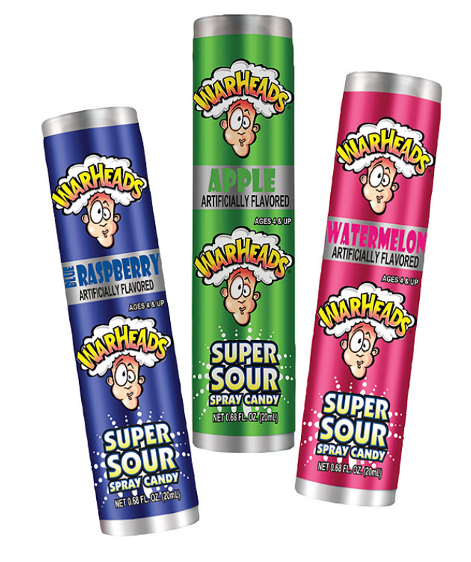 Warheads Super Sour Spray Candy