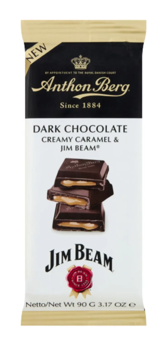 Anthon Berg Dark Chocolate with Creamy Caramel & Jim Beam