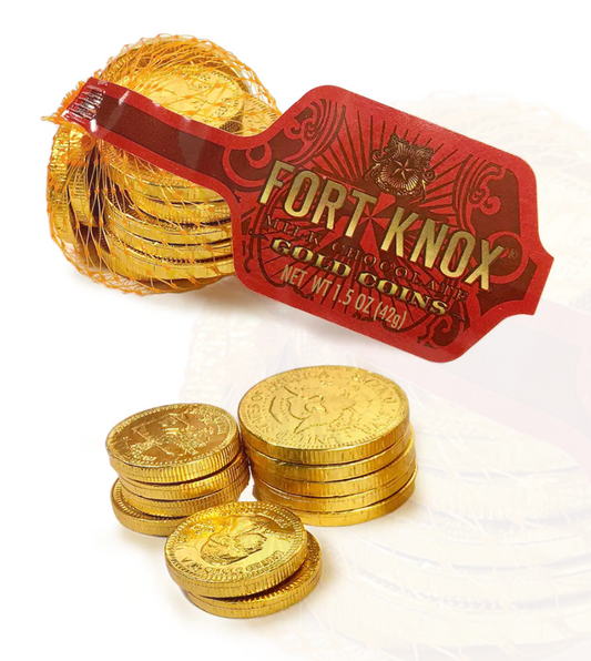 Fort Knox Milk Chocolate Coins