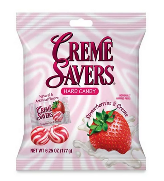 Creme Savers Strawberries and Creme