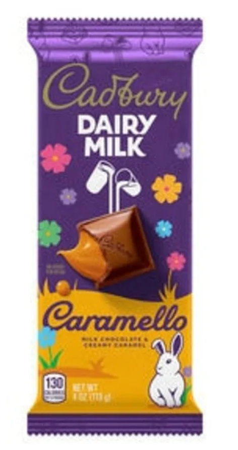 Cadbury Caramello Large 4 oz Spring Bar
