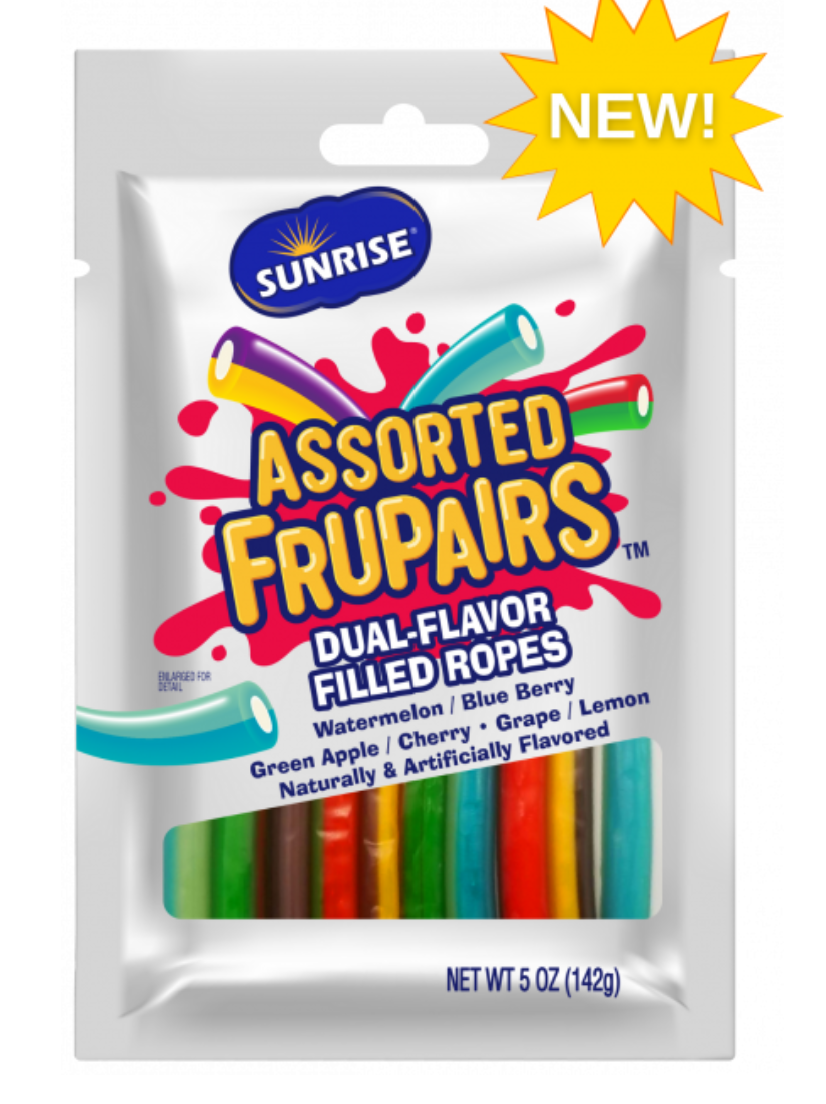Assorted Frupairs Dual-Flavor Filled Ropes