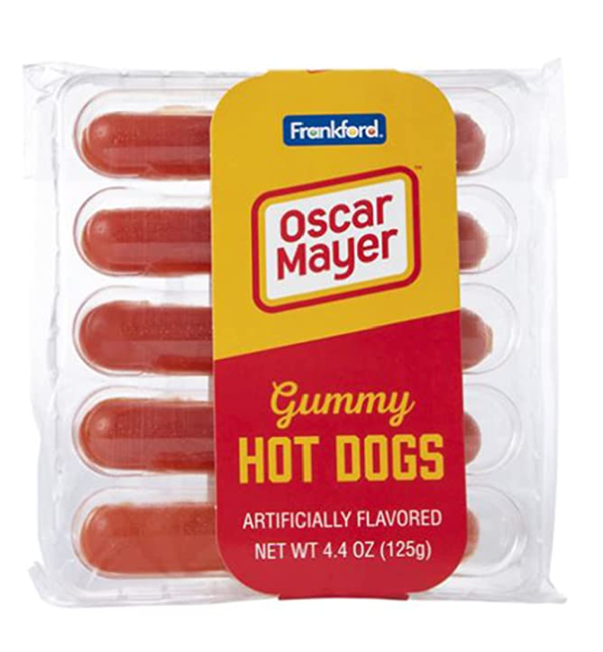Gummy Hot Dogs Oscar Mayer "5 Pack"