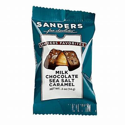 Sanders Favorites .5oz Sea Salt Caramel Milk Chocolate