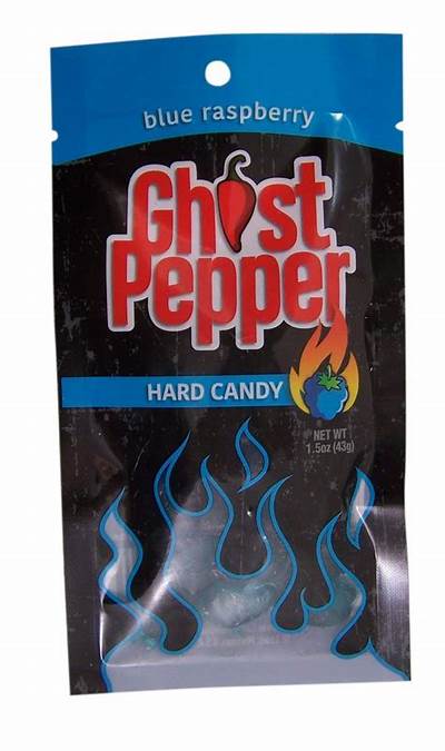 Ghost Pepper Hard Candy Blue Raspberry