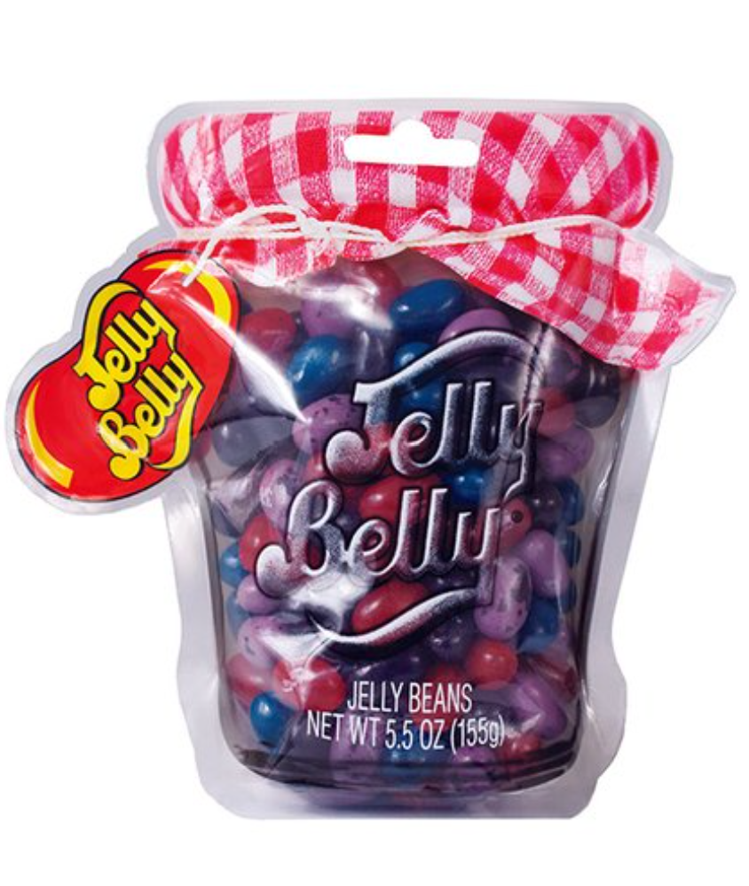 Jelly Belly Berry Mix Mason Jar Pouch