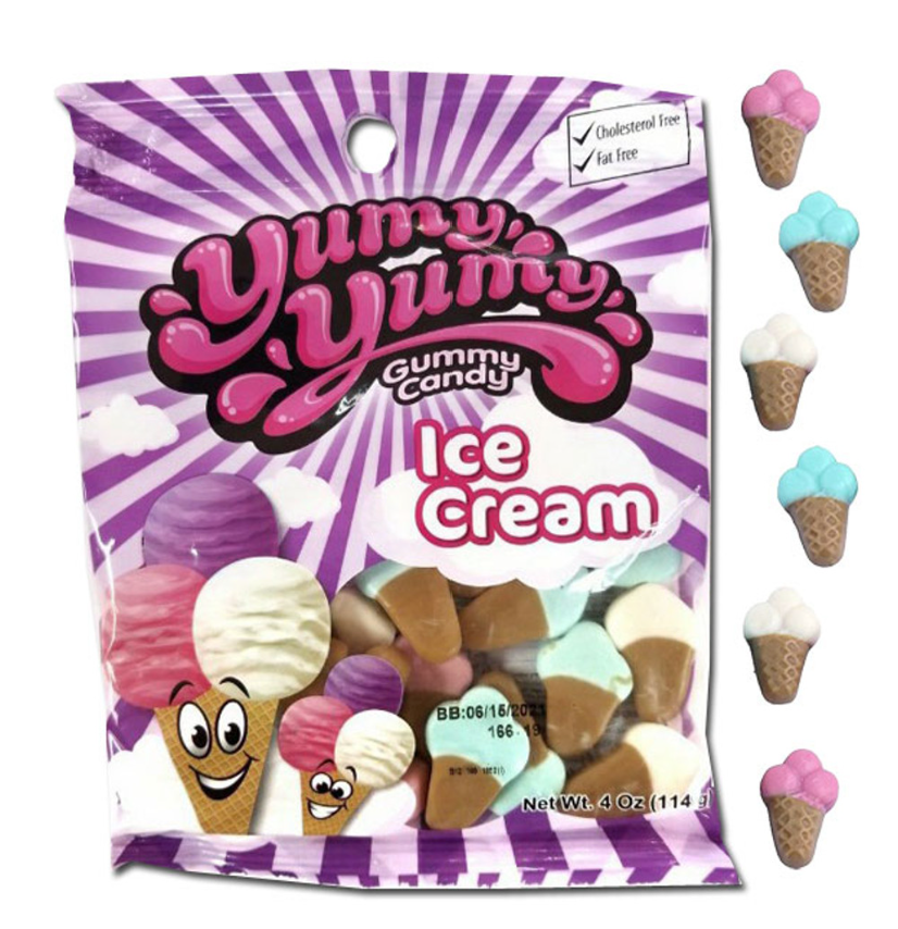 Yummy Gummi Ice Cream Cones